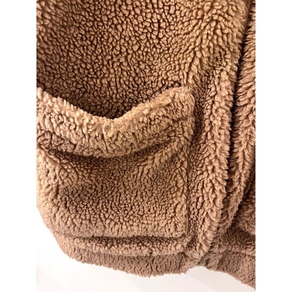 Women’s cozycore I.AM.GIA Brown oversized Teddy Coat Size small - Picture 3 of 6